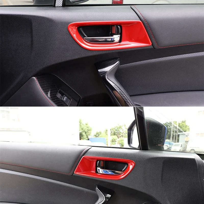 For Subaru BRZ Toyota 86 2012-2020 Car Inner Door Handle Bowl Decor Cover Window Lift Switch Panel