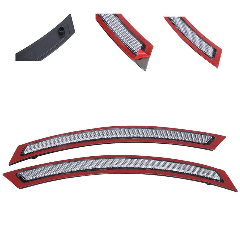 Front Bumper Safety Lamp Reflector Side Marker Lights Fit for X5 F15 F85 2014-2017