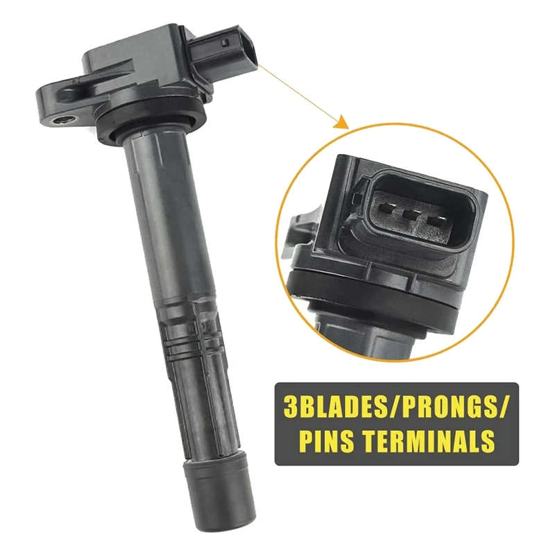 New 4PCS Ignition Coil for 2002-2011 Honda Accord Civic Elements CR-V S2000 30520-PNA-007