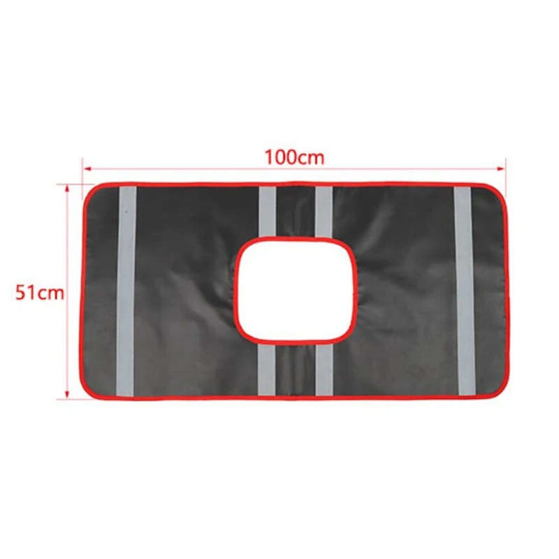 Universal Winch Rope Damper Blanket Safety Flag with Pocket for All Winch Cables, Ropes and Straps