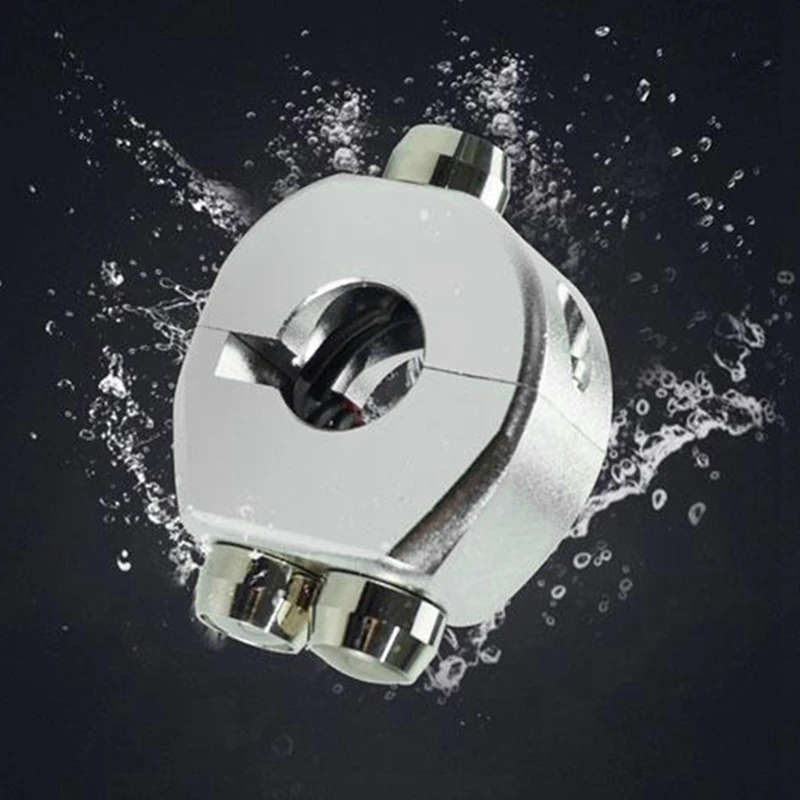 25MM Motorcycle Handlebar Switch Button Turn Signal Headlight Start Switch ON OFF Self-Locking