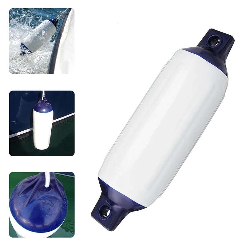 2PCS Inflatable Boat Fender PVC Boat Anchor Fender Buoy Yacht Fenders Protection Ribbed Bumper
