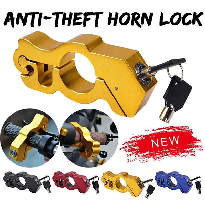 Motorcycle Handle Grip Safety Locks Brake Clutch Levers Locks for Kawasaki Honda Yamaha Suzuki