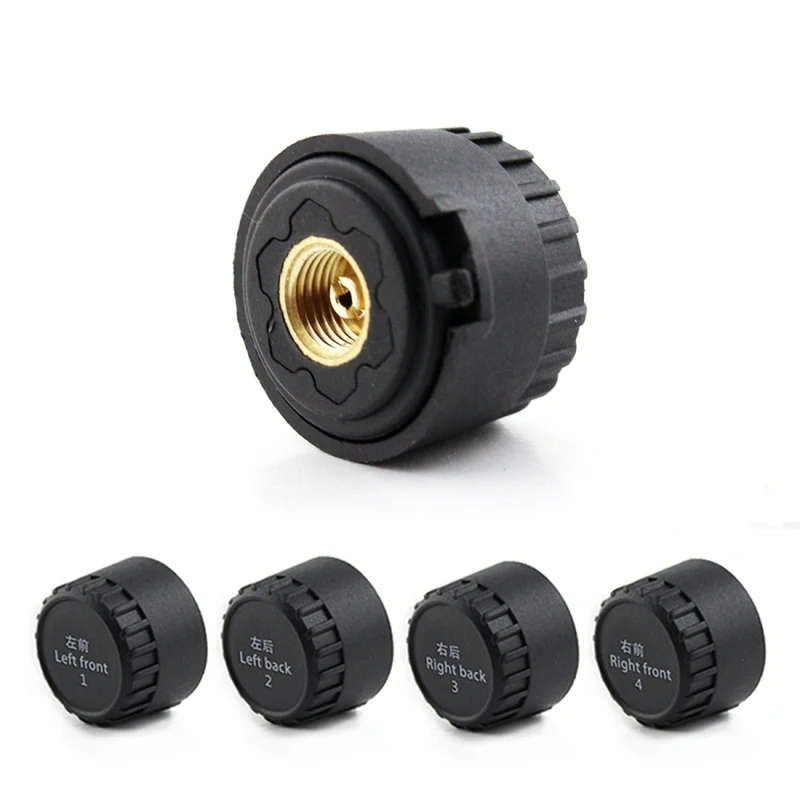 PZ805-E Video TPMS Car External Tire Pressure Monitor with 4 External Sensors