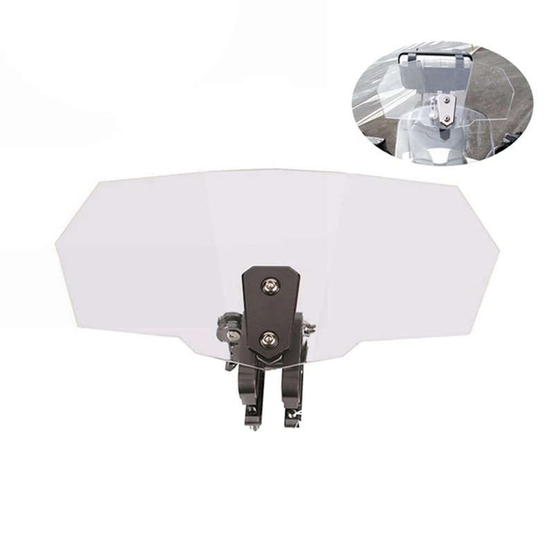 Motorcycle Windshield Adjustable Windscreen Wind Deflector for-BMW Kawasaki Ducati Honda Yamah