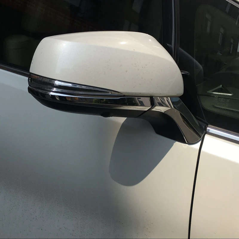 Sequins Rear View Mirror Decoration Strips Cover for Toyota Alphard Vellfire 30 2016-2019