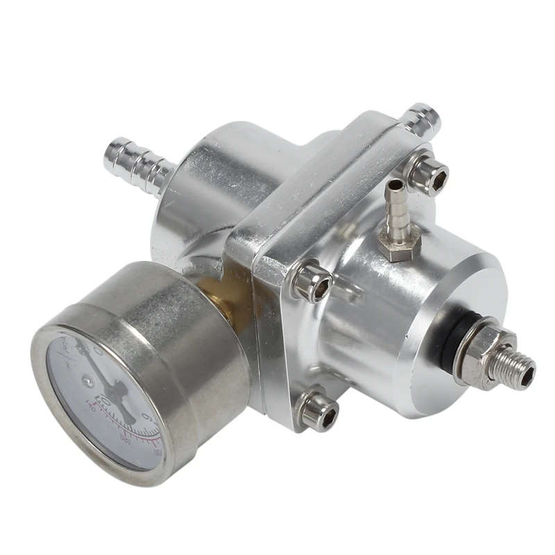 Universal Adjustable Fuel Pressure Regulator Parts Kit+140PSI Gauge+Oil Hose