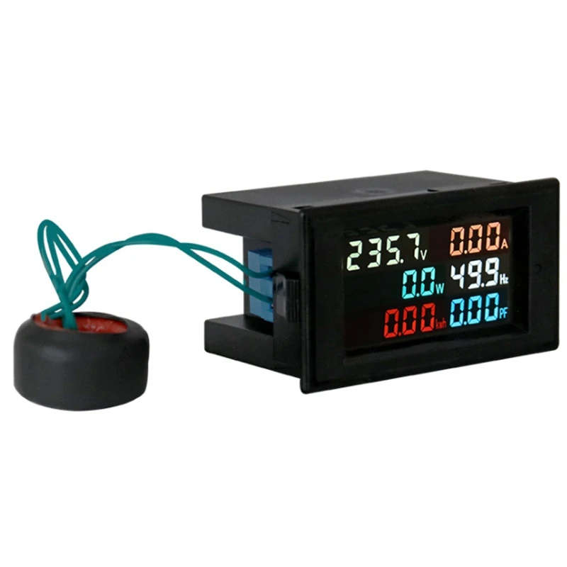 D69-2058 Voltmeter Ammeter Power Factor Electric Energy Frequency Meter Digital Panel Wattmeter