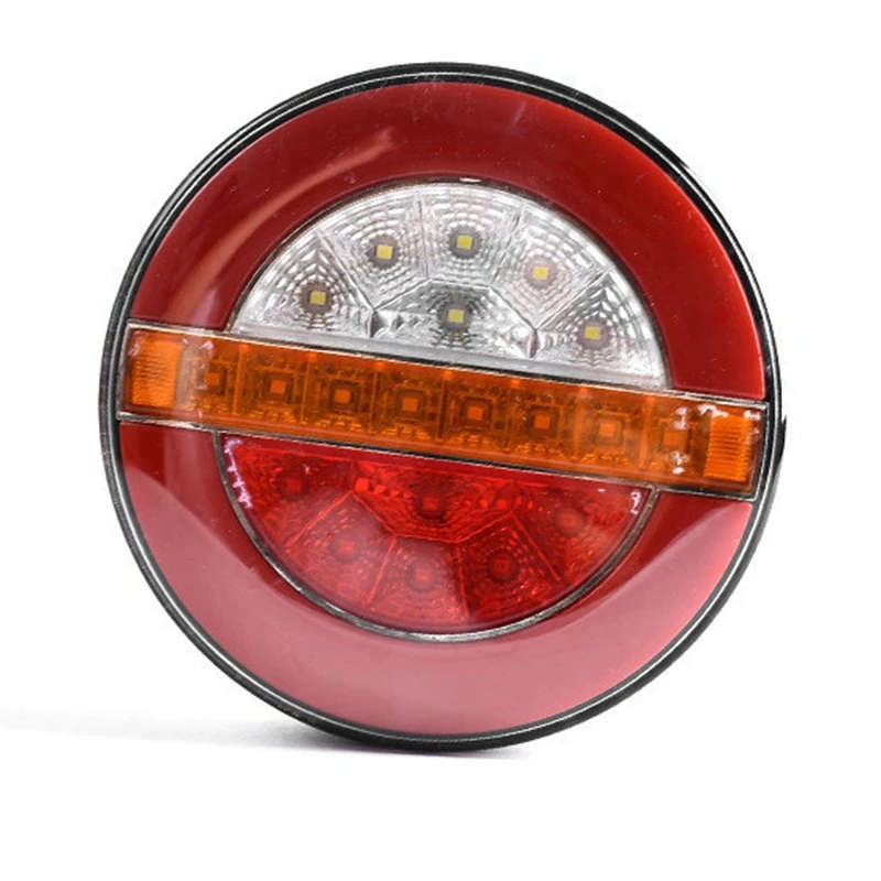 4Inch LED Trailer 24V Truck Tail Light Brake Light Car DRL Flow Turn Signal Lamp Strobe Light