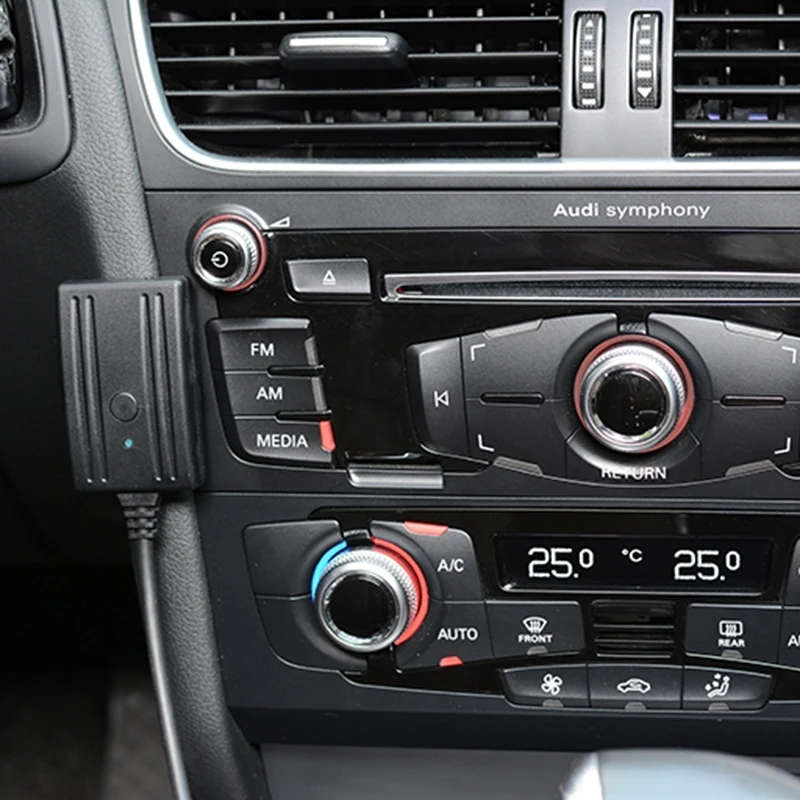 Car AUX Bluetooth Audio Cable + MIC for BMW E60 E63