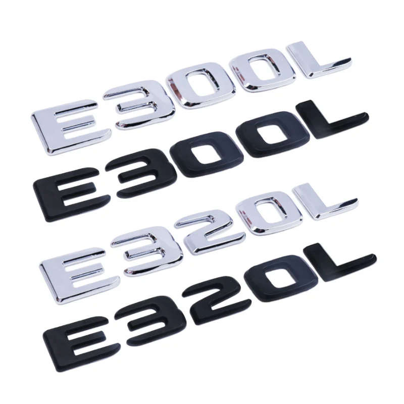 Letters Emblem Badge Trunk Logo Car Refitting Sticker for Mercedes Benz
