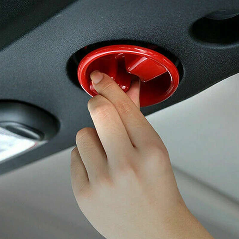 Roof Top Mounting Knob Cover Trim for 2007-2017 Jeep Wrangler JK Accessories Red