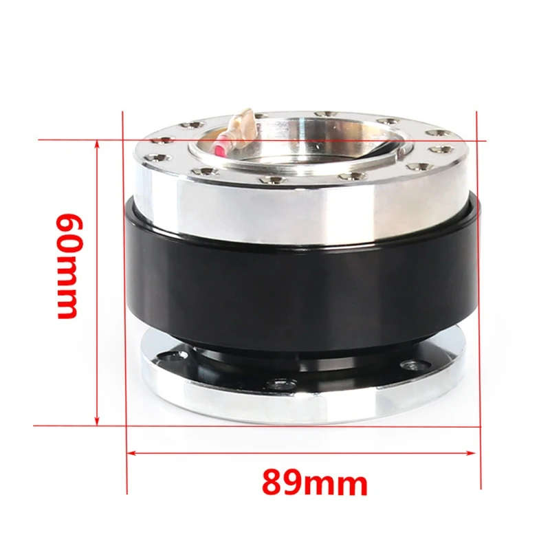 Universal 60mm Car Steering Wheel Quick Release HUB Racing Adapter Snap Off Boss Kit