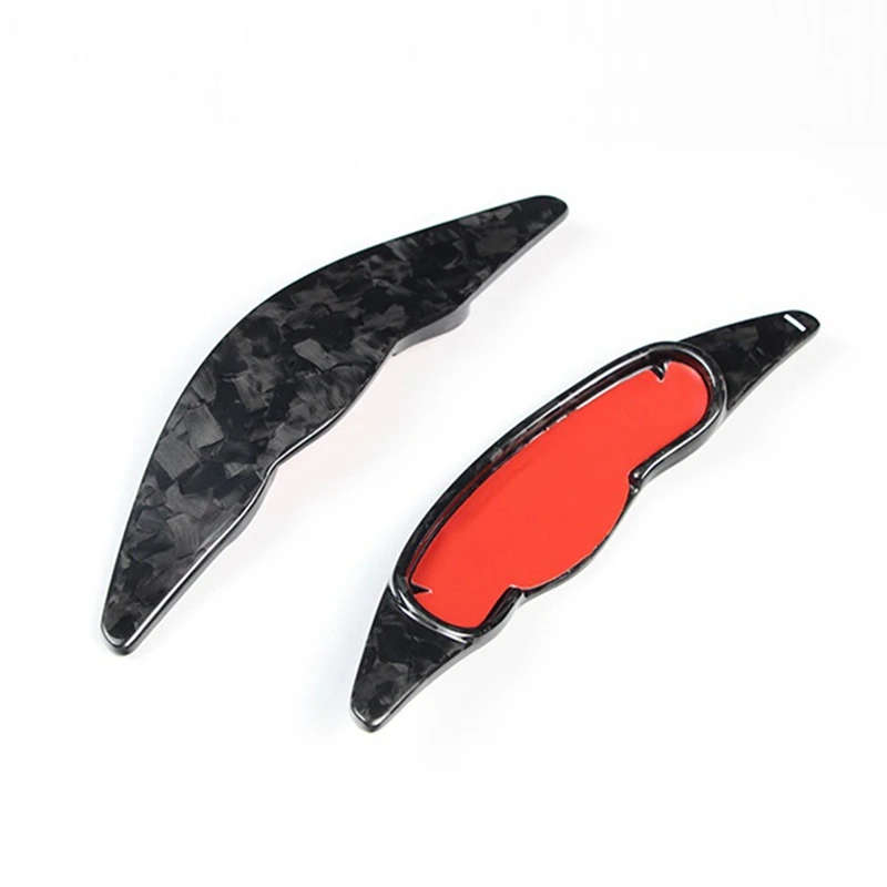 Carbon Fiber Car Steering Wheel Paddle Shift Trim for Mini F55 F56 Clubman F54 Cabrio F57
