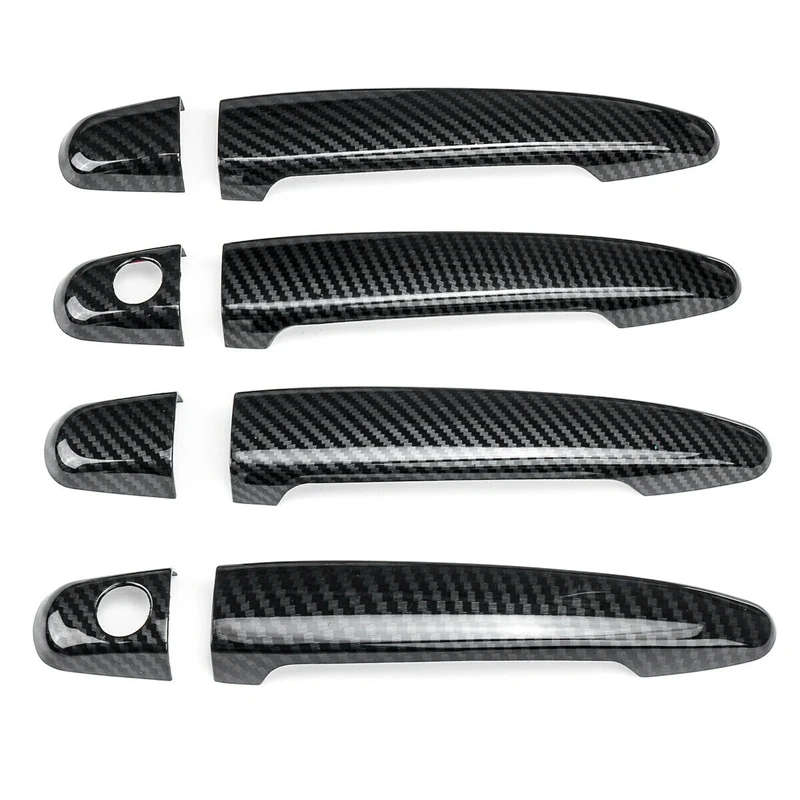 Carbon ABS 4 Door Handle Cover for Toyota Camry Corolla Highlander Yaris RAV4