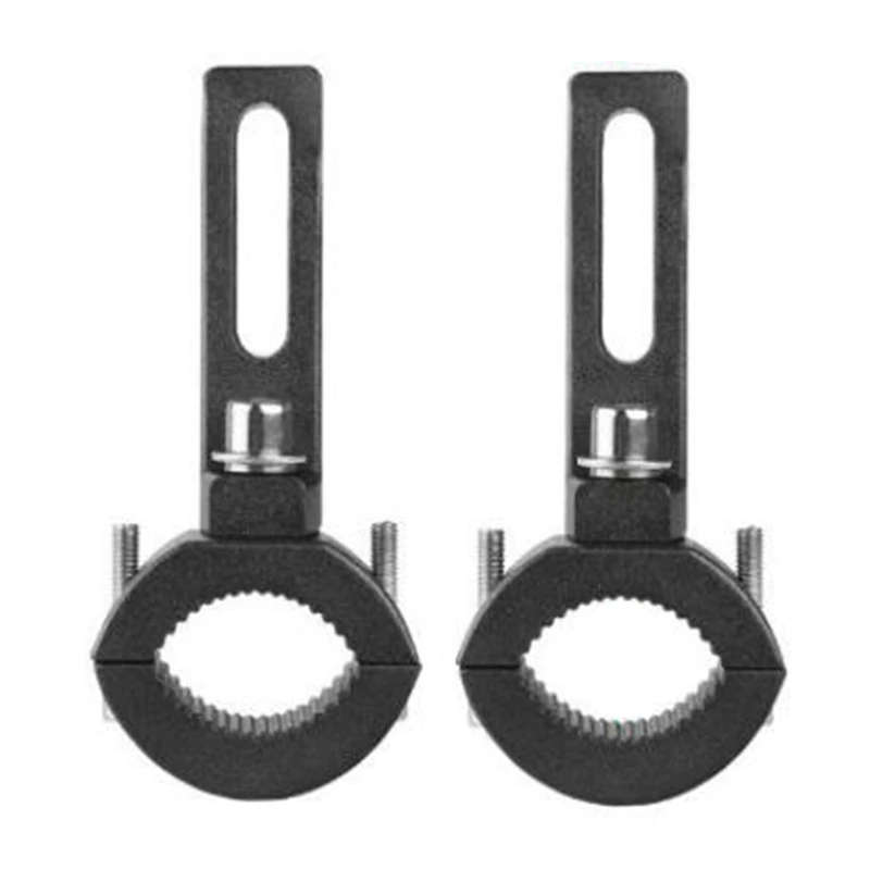 2PCS Universal Motorcycle Headlight Mount Bracket Adjustable Headlamp Holder Fork Clamp Mounts