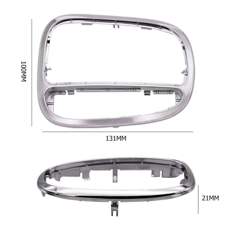 Auto Trans Transmission Shift Indicator Chrome Bezel Trim Cover for Benz 2032672088
