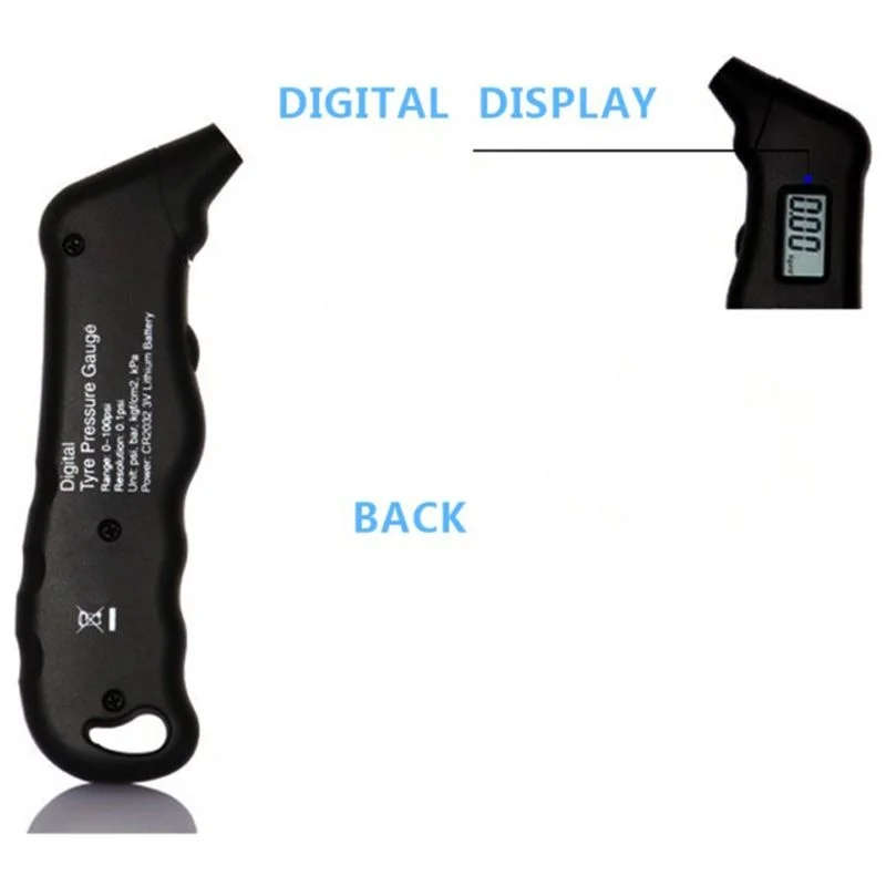 LSU4.2 Wideband O2 UEGO Sensor with Digital Car Tire Pressure Gauge Hydraulic