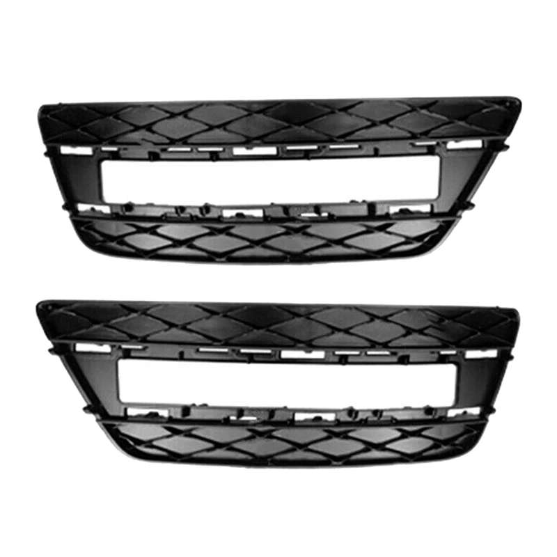 1 Pair Front Bumper Fog Light Grill Fit for Mercedes-Benz GL-Class GL350 1668843722 1668843822