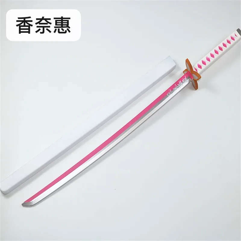 Kimetsu no Yaiba Sword Weapon Demon Slayer Agatsuma Zenitsu Cosplay Sword 1:1 Anime Ninja Knife PU