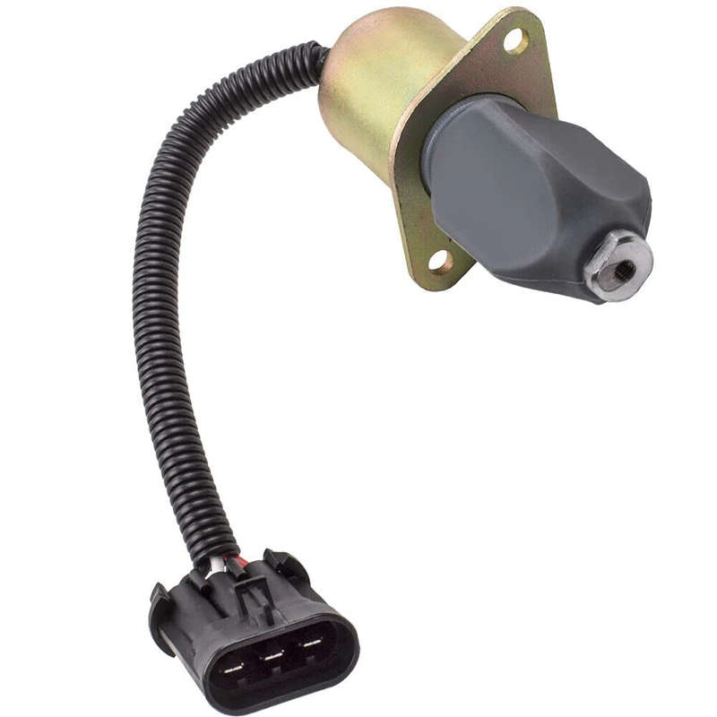 12V Fuel Shutoff Solenoid Valve for Bobcat Skid Steer Loader 743 751 753 763 773 6681513 6667993