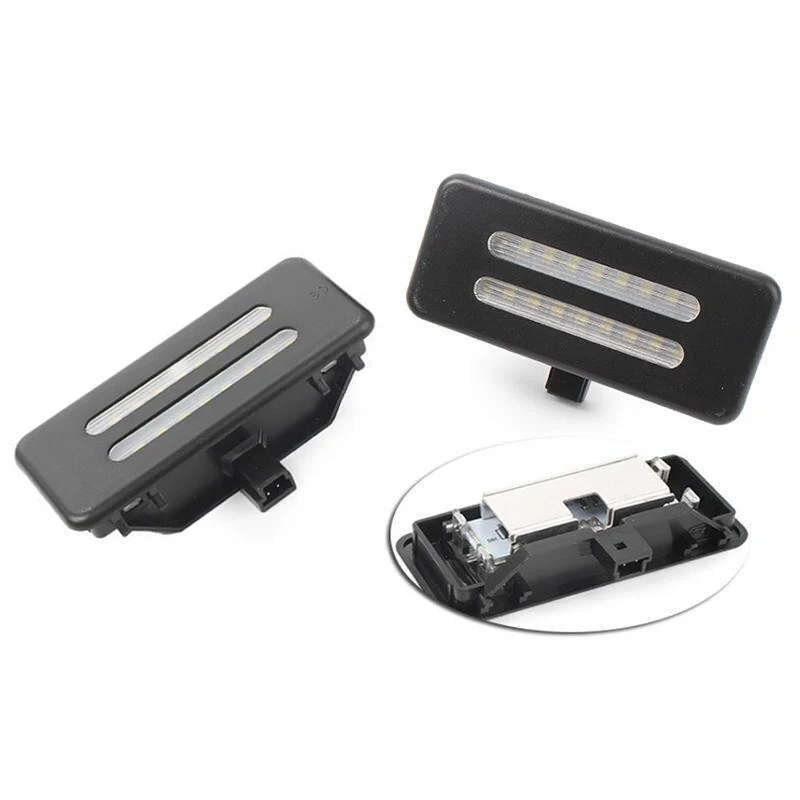 2Pcs LED Sun Visor Vanity Mirror Lamp Reading Light For-BMW X3 F25 X1 E84 X6 E71 X5 E70 E60 E61