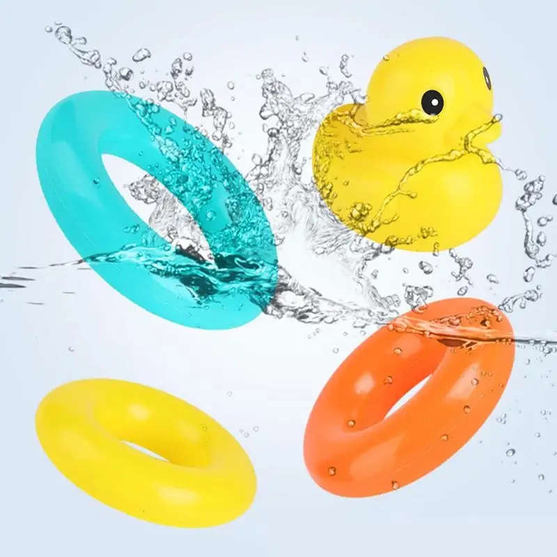 9 Rings educational duck baby toy stacking set