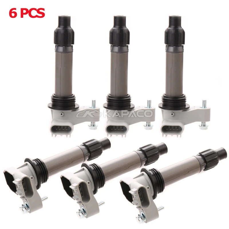 6 PCS 12632479 12610626 Ignition Coil For Chevrolet V6 GMC Saturn 3.6L