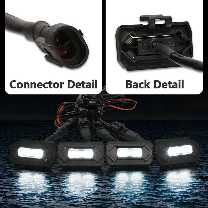 4PCS LED Front Grill Lights for Toyota Tacoma Raptor TRD Off Road Sport 2020 2021