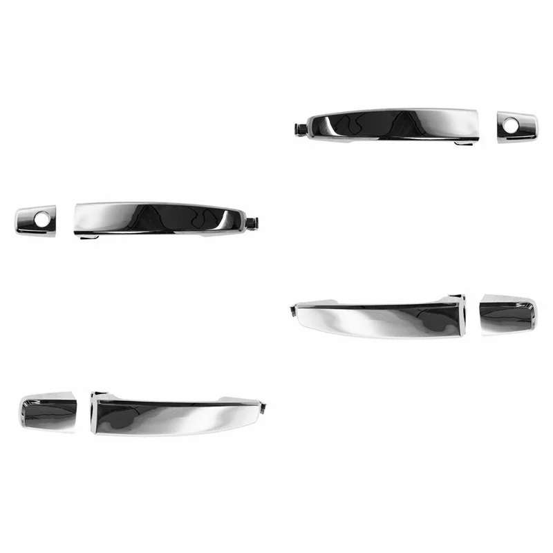 Manual Transmission Speed Sensor 96190708 5S7656 with 4Pcs Chrome ABS Door Outer Handle Covers
