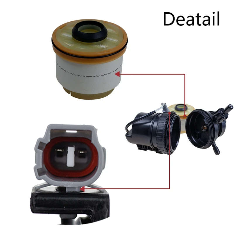 Car Fuel Filter Box with Filter 23300-0L041 23300-0L042 for Toyota Hilux Vigo