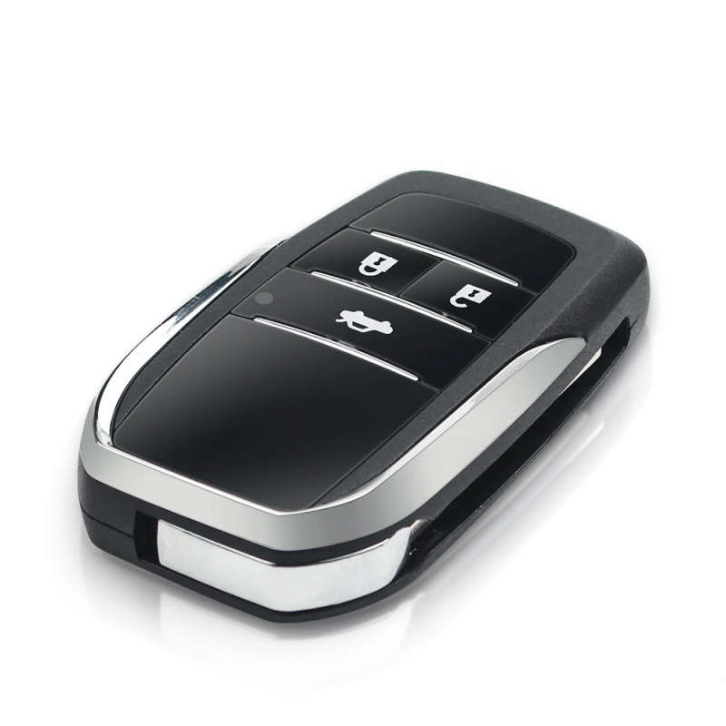2/3/4 Buttons Modified Folding Key Case For Toyota Crown Corolla Land Cruiser YARIS CAMRY RAV4