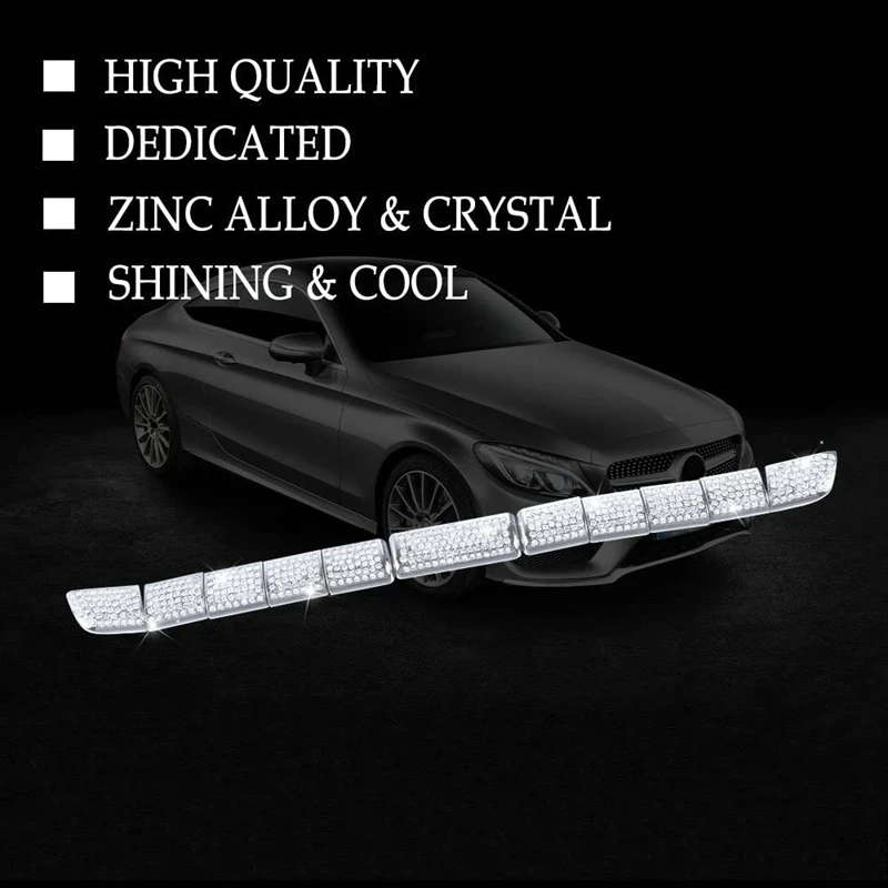 11Pcs Air Conditioning Control Switch Cover AC Buttons Caps for Mercedes Benz AMG W205 X253 C