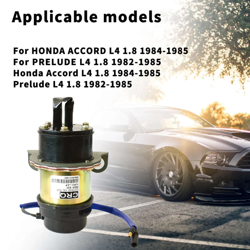 UC-J7 Electric Fuel Pump 12V For 1975-1985 Honda 1.5L 1.6L 1.8L 16700-PCI-003 16700-PCI-013 7606