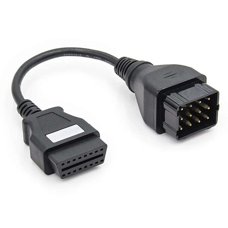 OBD2 Cable for Renault 12Pin Adapter Diagnostic Extension OBD Cable 16 Pin Cable