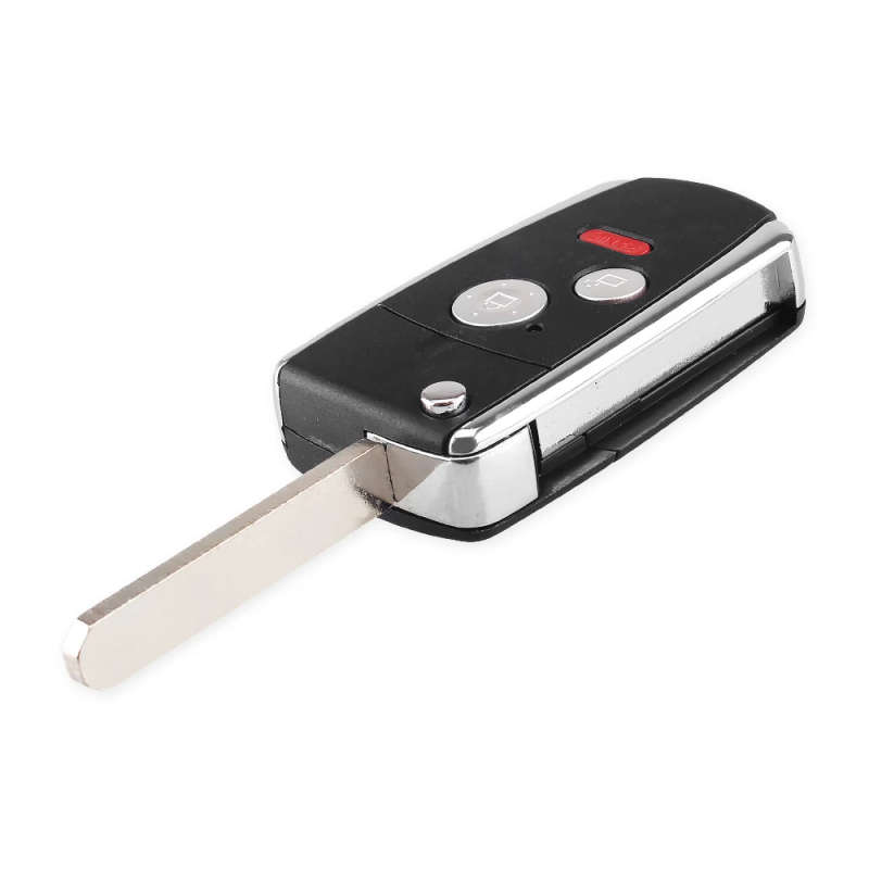 3/2+Panic Buttons Modified Flip Folding Remote Key Shell for HONDA ACCORD CRV CIVIC ODYSSEY Pilot