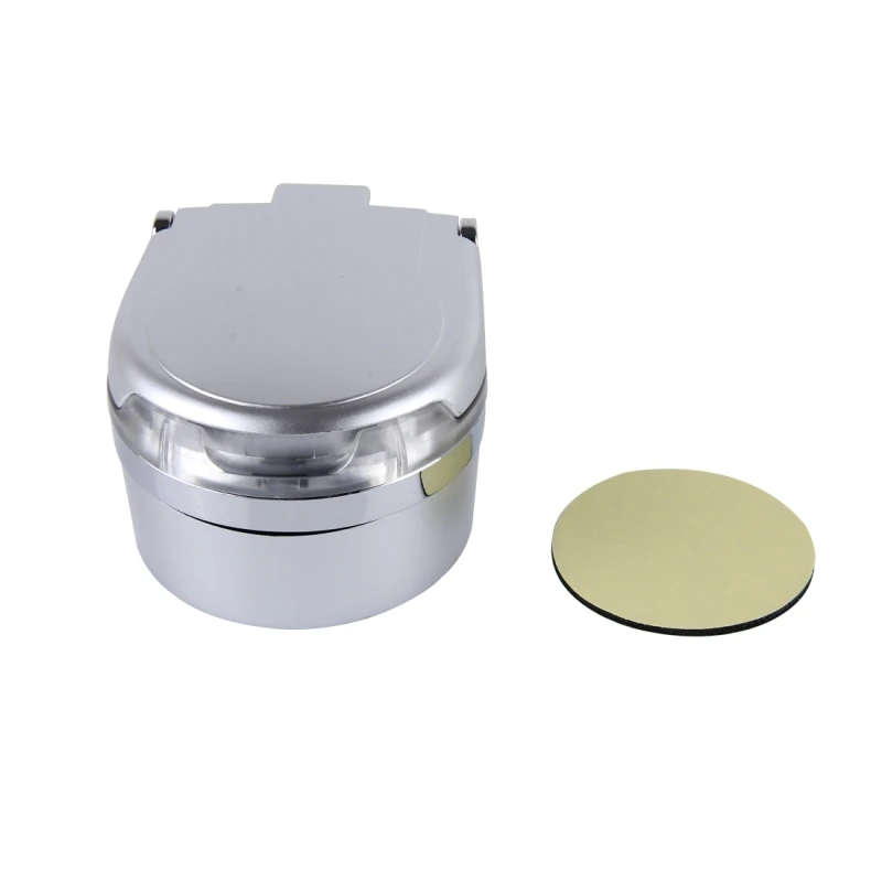 Mini Portable Car Ashtray Blue LED Light for Dashboard Cigar Cigarette
