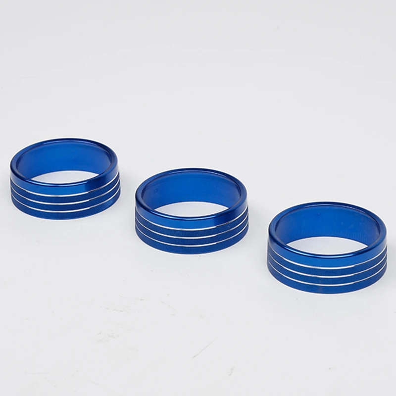 Air Conditioner & CD Switch Knob Trim Ring Cover for Dodge Challenger 2009-2014 5Pack