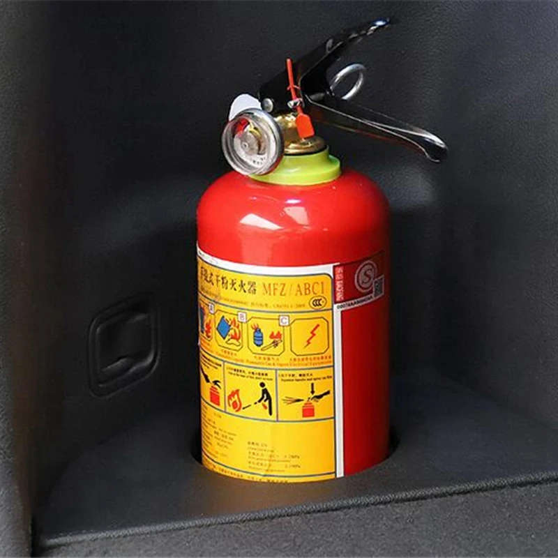 Fire Extinguisher Cup Holder Case Cover Kit Plastic Fit for Hyundai Tucson 2015 2016 2017 2018