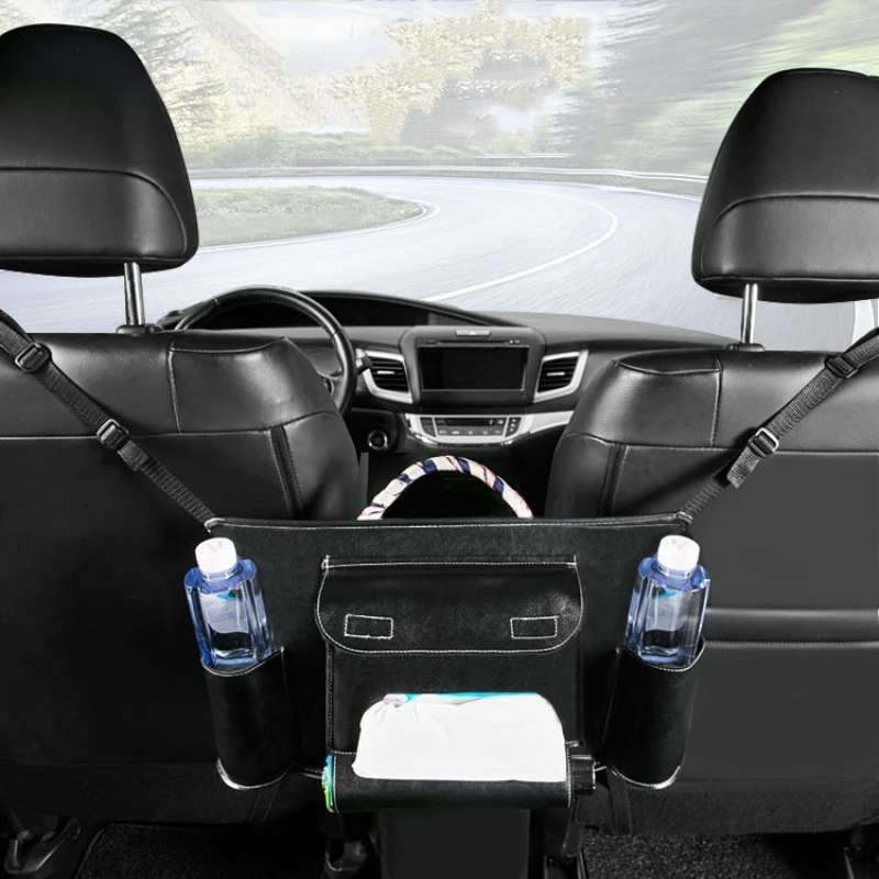 Car Seat Storage Net Pocket Car Interior Storage Bag Multi-Function Suspended Storage Bag