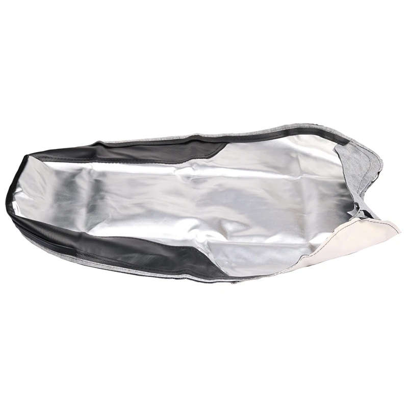 Seat Cushion Cover Black Against Insulation Breathable Wear for YAMAHA JYM125-2 JYM 125