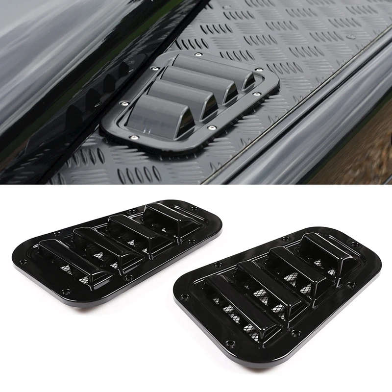 For Land Rover Defender 2004-2019 Car Front Bonnet Vents Hood Side Trim Cover