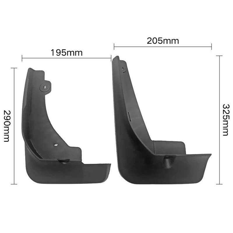 4Pcs Car Mud Flaps Mudguards Splash Guards Fender for Toyota Corolla Cross 2020 2021