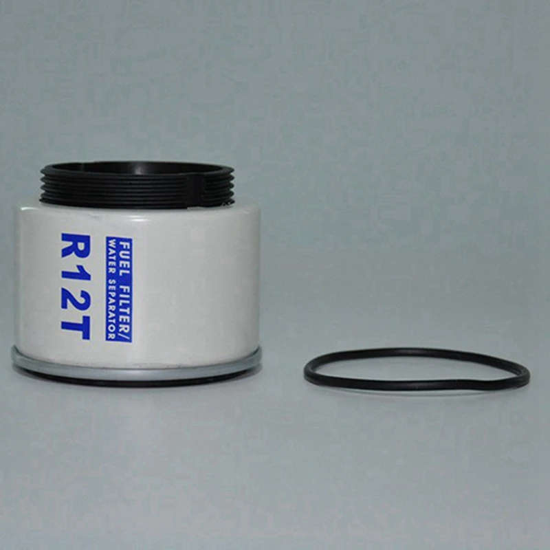 6 Pcs R12T Fuel/ Water Separator Filter elements for Racor 140R 120AT S3240 NPT ZG1/4-19