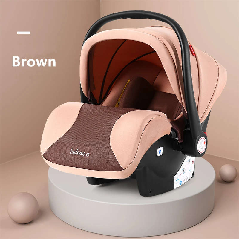 Belecoo baby car seat khaki- black