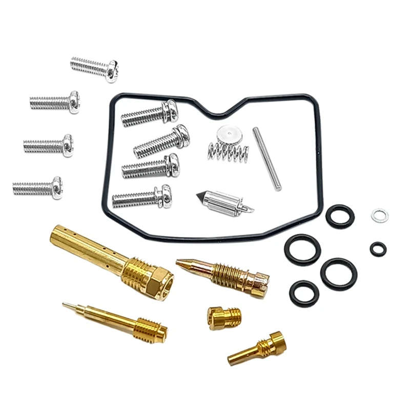 Motorcycle Carburetor Repair Kit Motorcycle Carburetor Piston Float Gasket Kit for Kawasaki