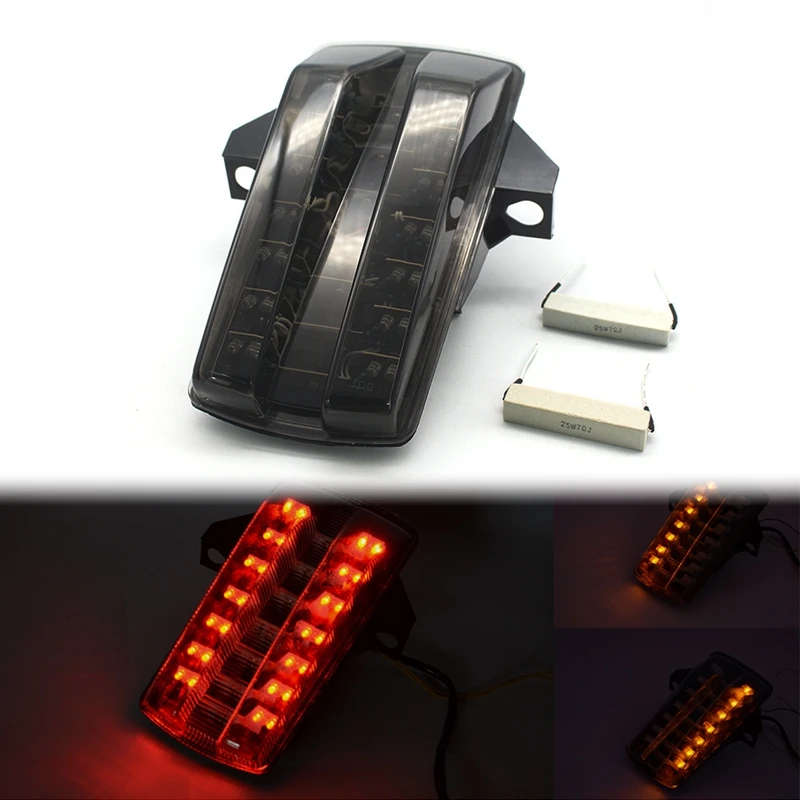 Motorcycle Tail Light Turn Signal LED Integrated Blinker for Suzuki SV650 2003-2008 SV1000