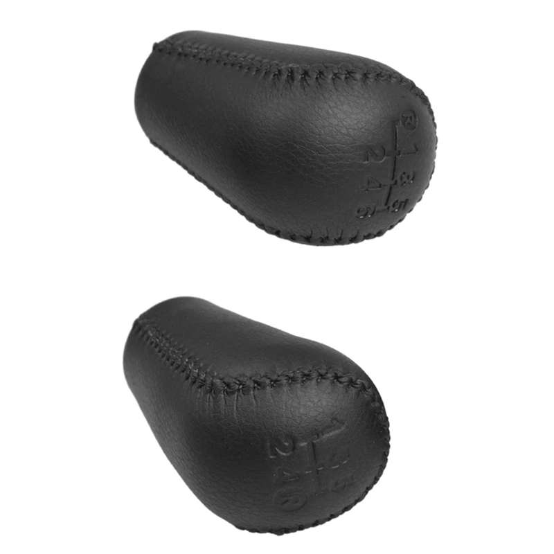 PU Leather Handle Gear Shift Knob Stick for Toyota Hilux MK6 MK7 Manual Transmission Lever Handle