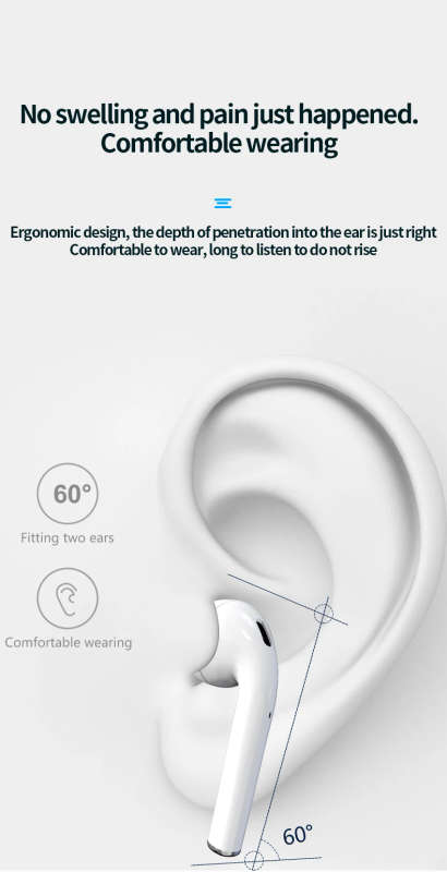 InPods 12 Wireless Headphons Wireless Bluetooth Earphones with mic Sport earbuds for All Smart Phone