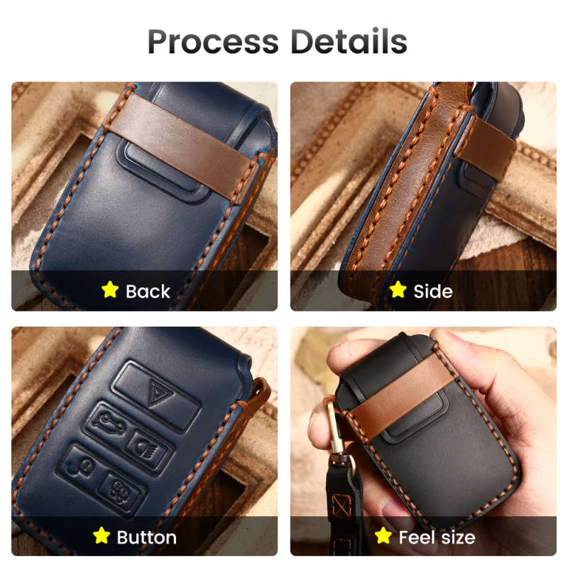 Key Fob Case Cover Shell For Land Rover Discovery Range Rover For Jaguar 2012-2014 2021